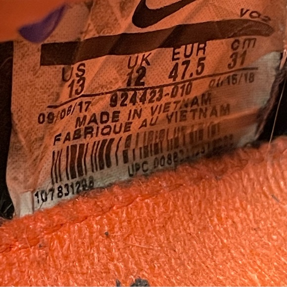 Nike Metcon DSX Flyknit 2 Shoes Men's 13 Black White CrossFit 924423-010 - Picture 11 of 15